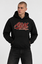 black,hoodie,sweatshirt,red,warm,wool,relaxed,cotton