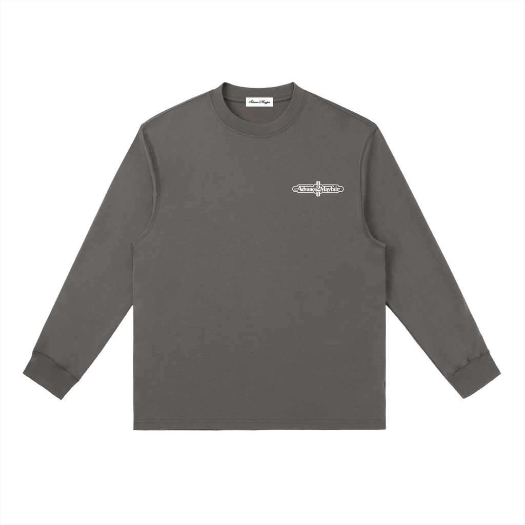 longsleeve,tshirt,cotton,relaxed,oversized,grey