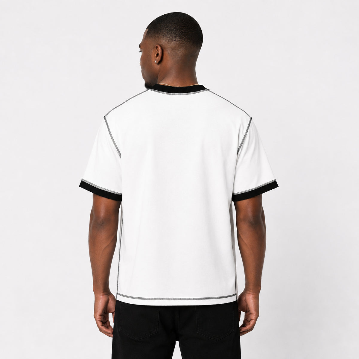 stitch,cotton,tshirt,raw,smart,streewear,oversized,relax,white,black