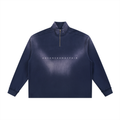 zipper,quaterzip,sweatshirt,washed,faded,rawedged,chill,relaxed