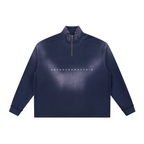 zipper,quaterzip,sweatshirt,washed,faded,rawedged,chill,relaxed
