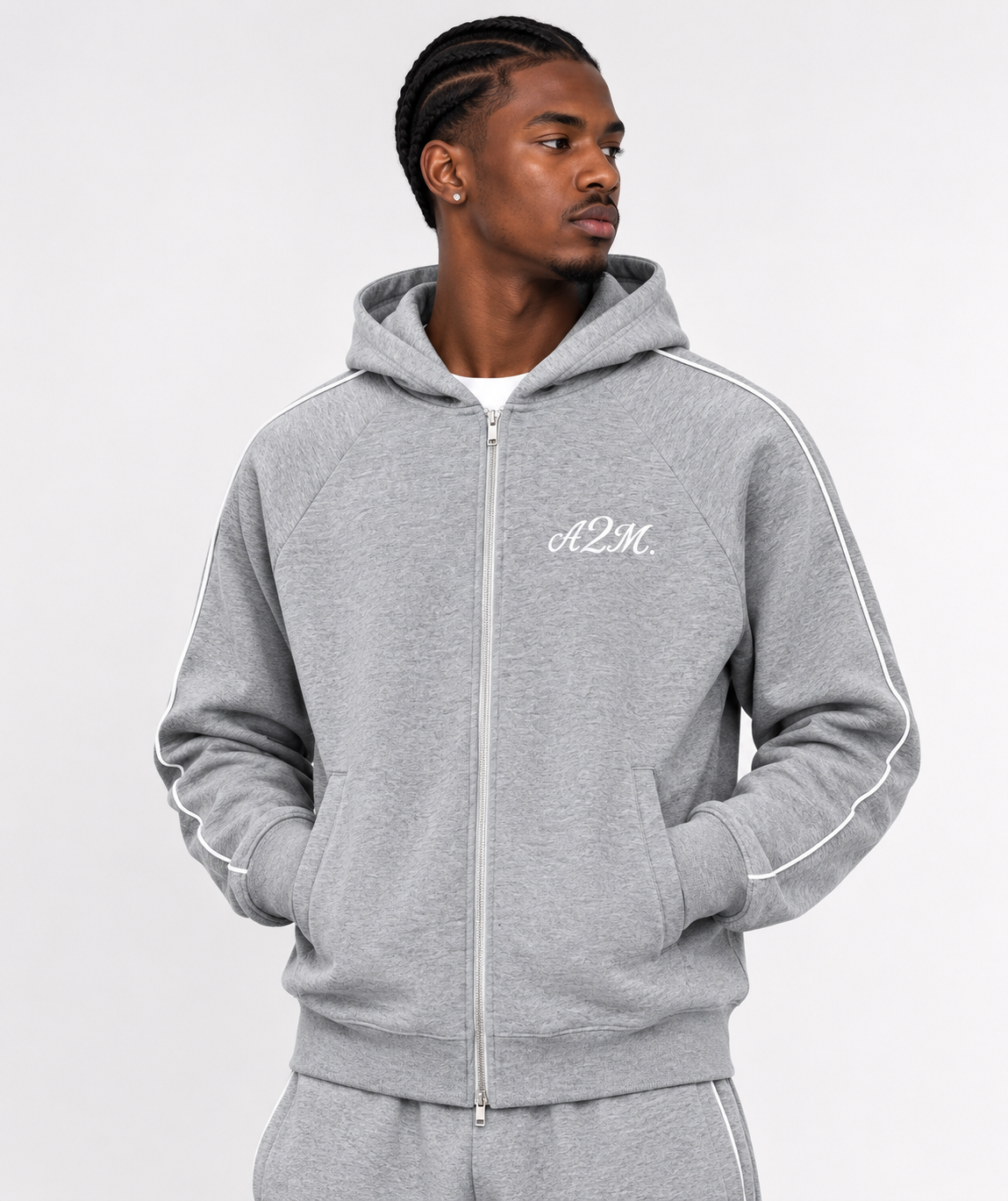 HERITAGE ZIPPER - Sport Grey